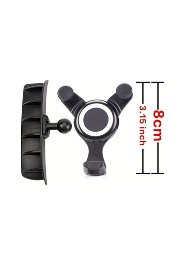 Xuweiwei Mercedes Benz Akıllı Telefon Tutacağı Yan Yerçekimi Modeli Forto Forfour Uyumlu Dönebilen Abs Üçgen Tutucu Su Geçirmez