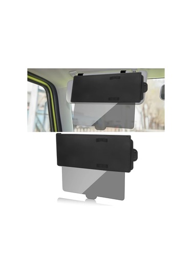 Chuangyinshop Siyah Ayarlanabilir Otomobil Güneşlik Uzatıcı - Anti Glare Uv Koruma Dayanıklı Pc/pp