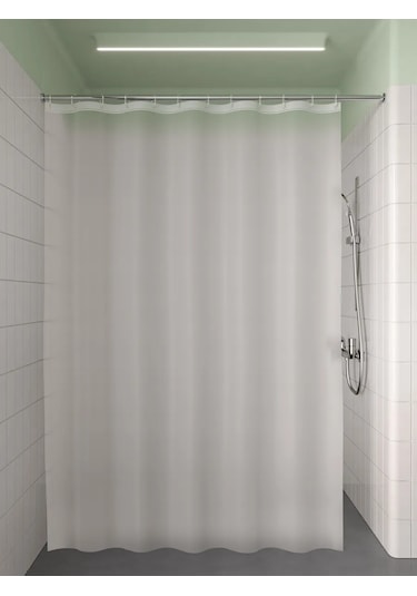 Iddıs Banyo Ve Duş Perdesi Yarı Şeffaf 180x180 Cm 9493558 Beyaz