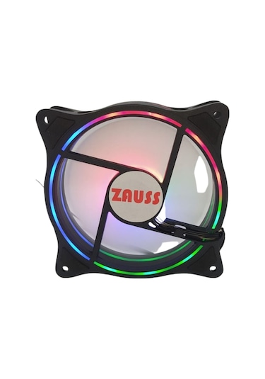 Zauss ZB-400 Rainbow RGB 12 CM Kasa Fanı