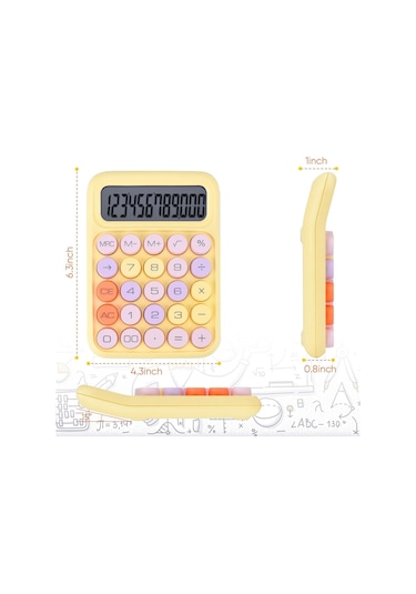 Mioji Mio CL12 12 Hane Mekanik Hesap Makinası Sarı