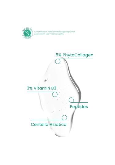 Cosmogenesis Labs Kolajen Serum 30ml - Yaşlanma Karşıtı Sıkılaştırıcı ve Yatıştırıcı Etki Vegan (%5 Bitkisel Kolajen)