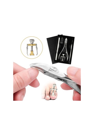 Yifomall Profesyonel 6'lı Tırnak Bakım Seti - Kalın Ve Batık Tırnaklar İçin Özel Kavisli Makas İle Hijyenik Çözüm