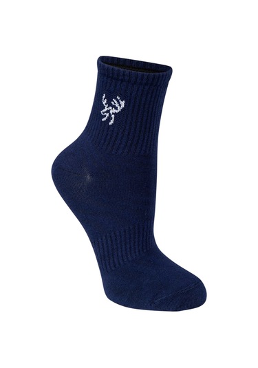 2as Kısa Bambu Spor Çorap Lacivert