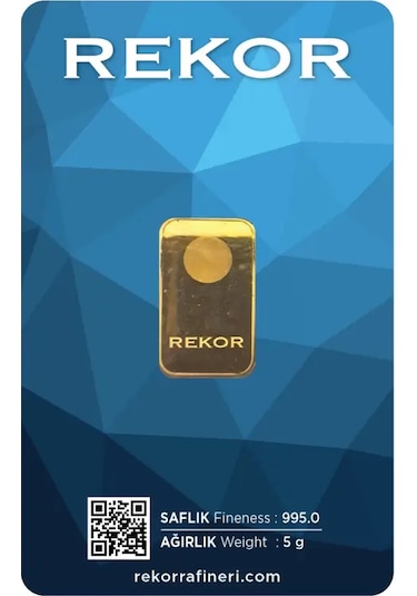 Rekor 5 Gr Külçe Altın
