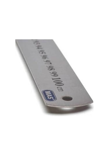 Mas 2400 Çelik Cetvel 100 CM Metal