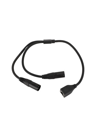 Tenfowee Dmx Sinyal Kablosu, 2 Xlr Erkekden Rj45 Dişeye, Sahne/stüdyo Işık Kontrolü İçin, 0.5m, 22 Awg Bakır Teli İle Dayanıklı