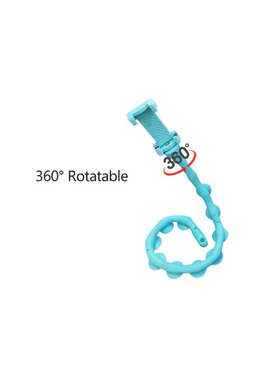 Suofeng Yeşil Kablosuz Telefon Tutucu, 360 Döner, Araç Ve Evde Kullanımı, Anti-kayma, Esnek Kauçuk Ve Metal, 7.4-10cm Telefonlar İçin Yeşil