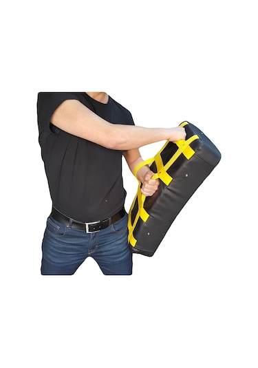 Aksaspor Leon Maxi Darbe Yastığı Kick-Boks Lowkick Pads Siyah