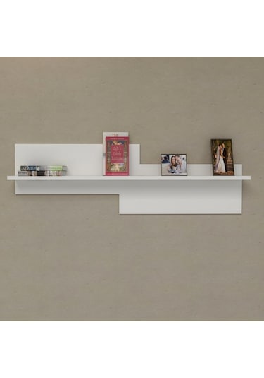 Bmdekor Duvar Rafı Rest Beyaz