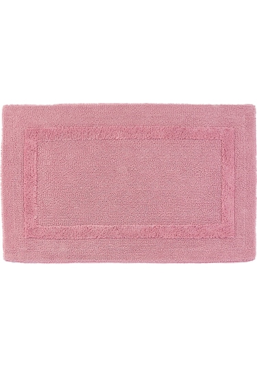 Reversible Banyo Paspası, %100 Mısırlı Pamuk Pembe