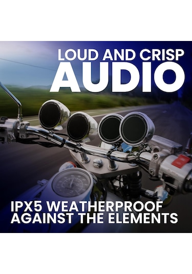 Boss Mc475ba Motosiklet Bluetooth Hoparlör Sistemi