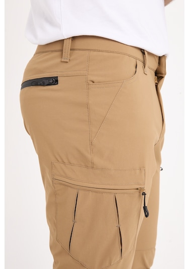 Camp532 Outdoor Tactical Su İticili Likralı Yazlık Erkek Taktik Pantolon Hardal