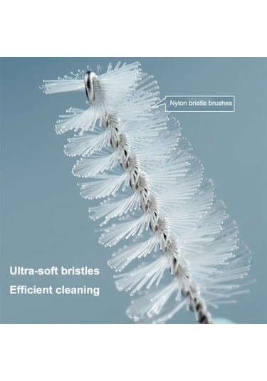 Willowhaven 10lu Diş Arası Fırçası Rastgele Renk Nylon Kıllı Braces Plak Temizleme