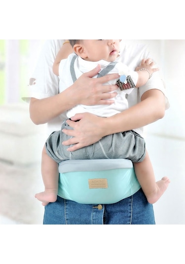 Bel Kemeri Bebek Taşıyıcı Bel Taburesi Yürüteçler Bebek Sling Tutun Bel Kemeri Sırt Çantası Pembe Pembe