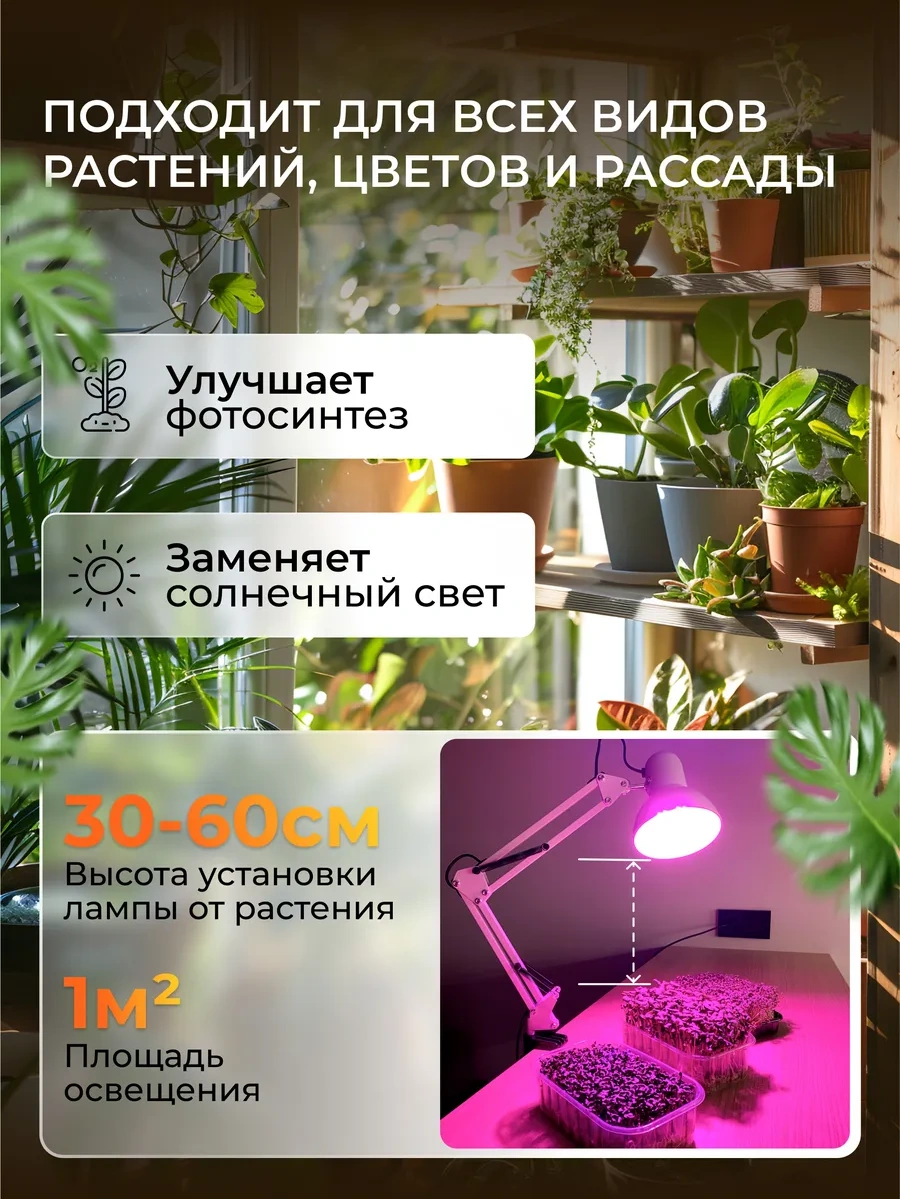 Bitkiler Ve Fideler İçin Tam Spektrumlu Fitolamba E27 144226219 Violet