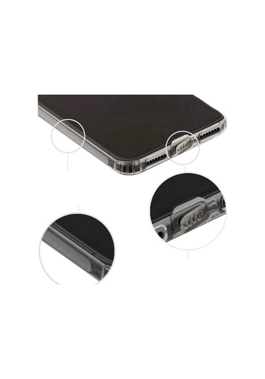 İphone Uyumlu 14 Pro Kılıf Kamera Korumalı Tıpalı Silikon