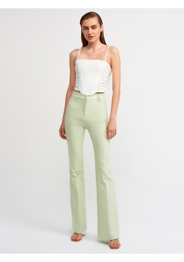 Dilvin 20129 Büzgülü Detaylı Crop Top