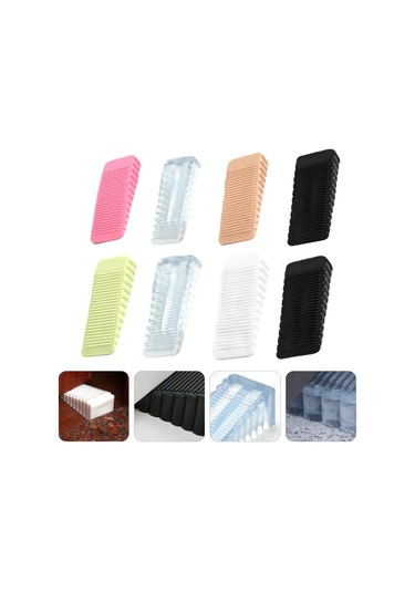 Vkemall 8'li Set Dayanıklı Kauçuk Kapı Durdurucu - Çocuk Güvenliği Ve Duvar Koruma İçin Pratik Çözüm