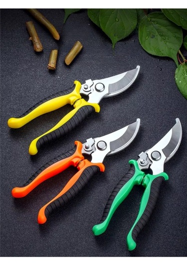 Lin Hua Tools Turuncu Bahçe Budama Makası 214500600