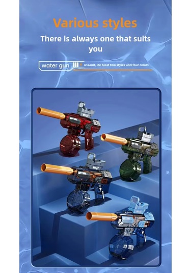 Ximistore9 Otomatik Ve Manuel Sulama Sprayerı - 10 Metre Menzil, 500ml Kapasite, Li-poly Şarjlı, 3+ Yaş - Siyah/mavi