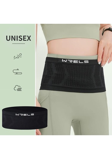 Açık Alan Sporları Görünmez Bel Paketi Ve Spor Su Şişesi Koşu Çantası Çok Black 1pc M Black 1pc