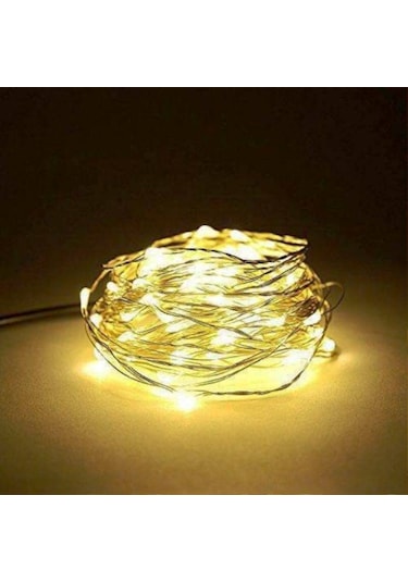 Gün Işığı Pilli Işık 10 Metre Pilli Gün Işığı Led Işık Noel Işığı Yılbaşı Işığı Yılbaşı Ağacı Işığı Gün Işığı