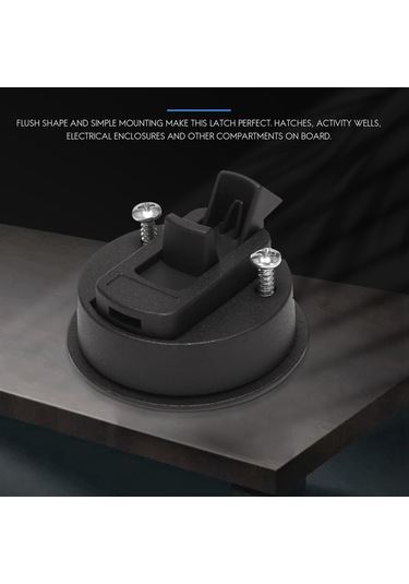 1/2' Kapı İçin Yuvarlak Çekme Mandalı, M1-63 Yedek İçinde