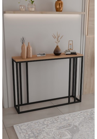 Metal Ayaklı Dresuar Dekoratif Raflı Dresuar Konsol Metal Dresuar 100 Cm Çam Metal Ayaklı Dresuar Dekoratif Raflı Dresuar Konsol Metal Dresuar 100 Cm Çam