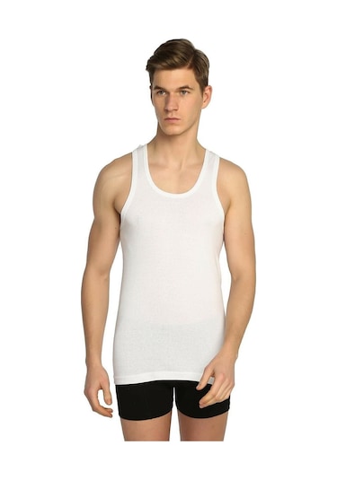 12'li Erkek %100 Pamuklu Penye Atlet İmkanı 001