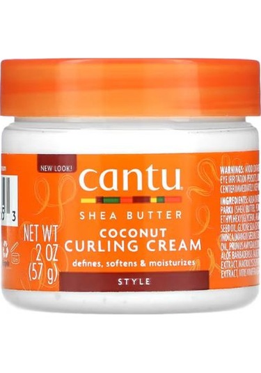 Cantu Kıvırcık Ve Dalgalı Saçlar İçin Hindistan Cevizli Bukle Yapıcı Saç Kremi Mini Seyahat Boy 57 Gr