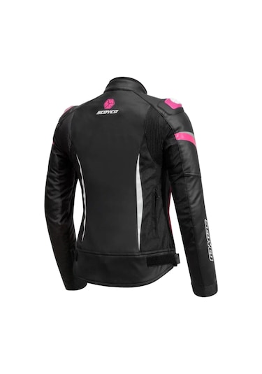 Motosiklet Montu 4 Mevsim Maxdura 600-d Dayanıklı Kumaş Ve Deri Women Motor Mont