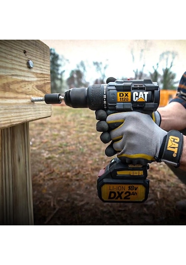 Cat DXK201 18V 2.0AH Li-ion Çift Akülü Darbeli Matkap + DX7030 + DA01903 Kombo Set