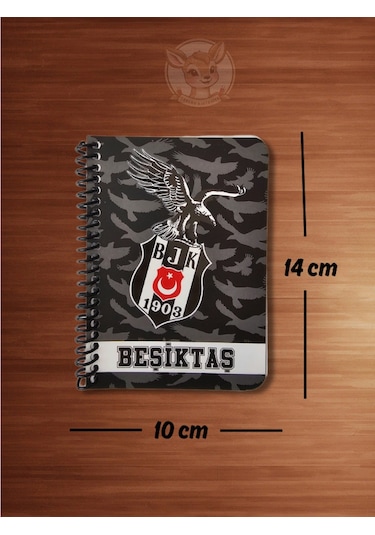 Bjk Beşiktaş Taraftar Not Defteri 72 Yaprak Çizgili Ödev Defteri Beyaz