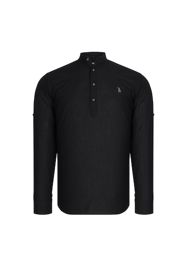 Dokuzlu Set G783 Dewberry Hakim Yaka Gömlek-siyah-beyaz-lacivert-bordo-mavi-haki-bej-antrasit-gri Siyah-beyaz-lacivert-bordo-mavi-haki-bej-antrasit-gri