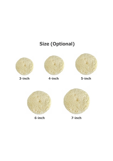 2 Adet Parlatma Pedleri Doğal Yün Parlatma Pedi Kiti E21470-6