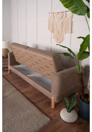 Kilim Mobilya Bohera Bohem Koltuk Üç Kişilik Koltuk Kahverengi Kahverengi