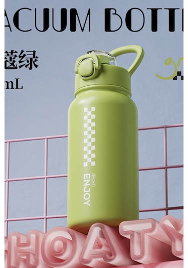 Shotay Chees Çelik Termos Unisex Matara 900 Ml. Sht-st-8151-3 Yeşil