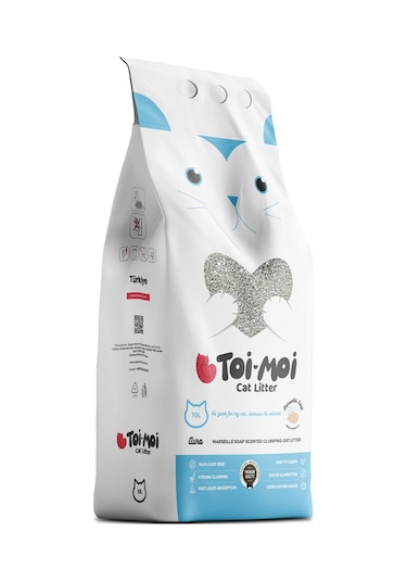 Toi Moi Marsilya Sabunu Sodyum Bentonit Kedi Kumu 10 L
