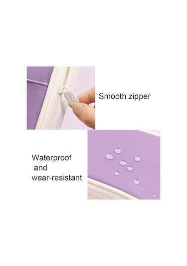 Angoo Macaron Çift Katmanlı Geri Çekilebilir Büyük Kapasiteli Kalem Kutusu Kırtasiye Kutusu Yeşil