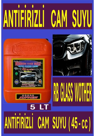 Rb Glass Wother 45 -cc Antifrizli Cam Suyu 5 Lt