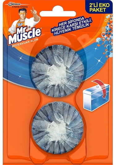 Mr. Muscle Rezervuar Blok Tuvalet Temizleyici 2'li 96 G
