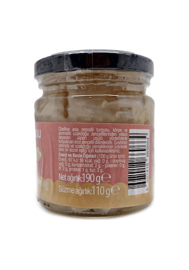 Chefline Asia Sushi Ginger Zencefil Turşusu 190 G