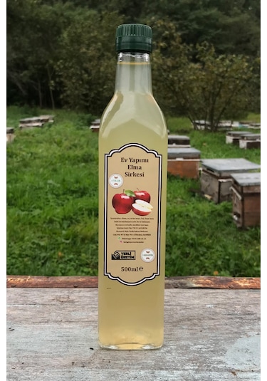 Mustafa Baloğlu Organik Ev Yapımı 3 Yıllık Elma Sirkesi 500 ML