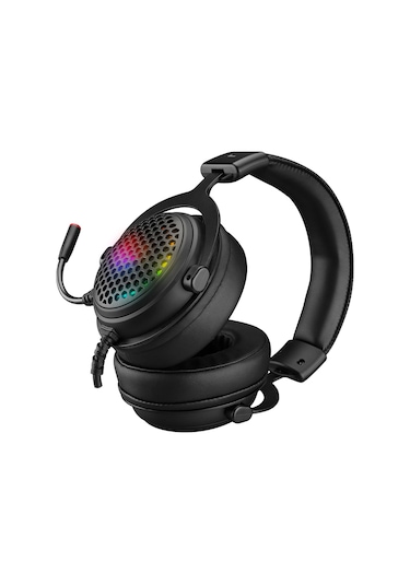 Rampage Majesty Mikrofonlu 7.1 Surround RGB Kulak Üstü Oyuncu Kulaklığı