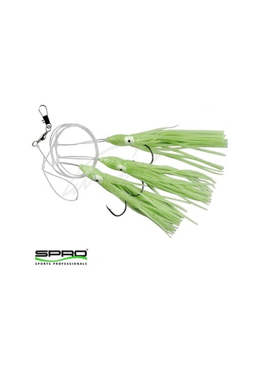 Spro Octopus Rig Fluo 3 Iğneli Köstek  6/0
