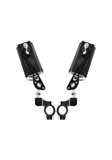 2 Paket Bisiklet Arka Görüş Aynası Ayarlanabilir Döner Ayna Geniş Açı Arka Görüş Alüminyum Alaşım Güvenlik Arka Görüş Aynası