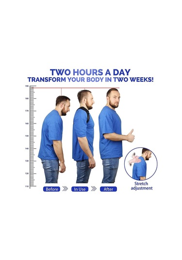 Suntek Erkek Kadın Ayarlanabilir Duruş Düzeltici Bel Desteği