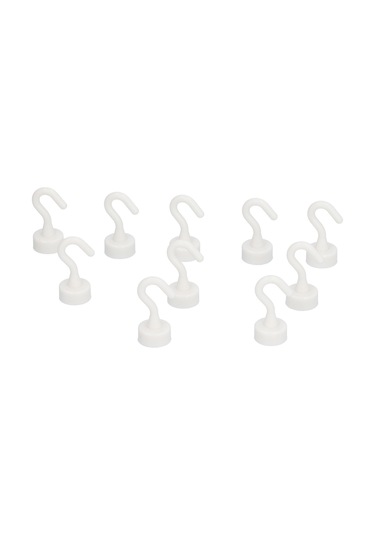 Neevoyu 10'lu Ağır Duty Abs Manyetik Kanca Seti - Buzdolabı Ve Mikrodalga İçin 5kg Yük Kapasitesi, Dayanıklı Ve Pratik Diğer