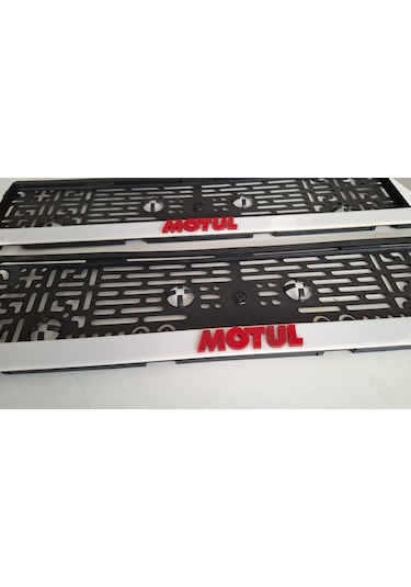 Motul Beyaz Takmatik Standart Plakalık 2li Plaka Plaka